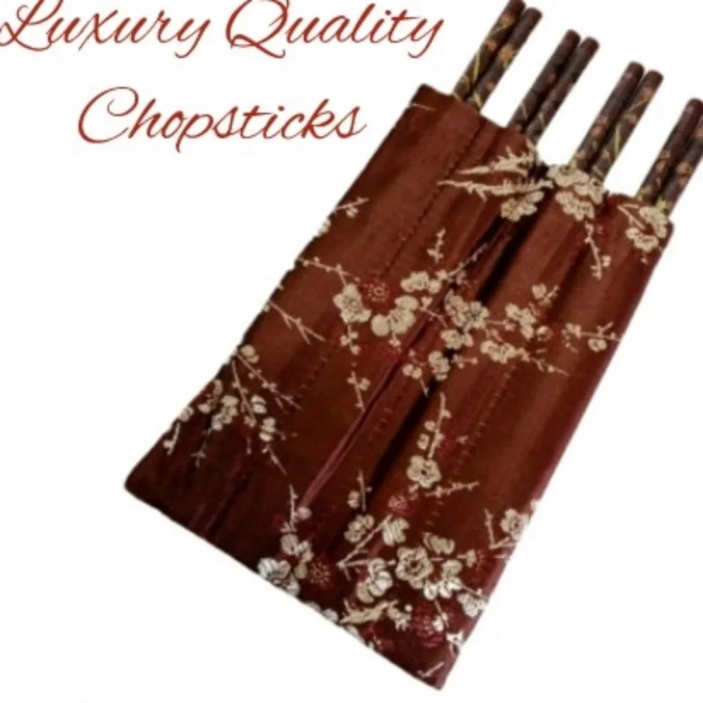 Chopsticks Ornate Luxury Quality Dinner Set or Use As Luxury Quality Hair Sticks